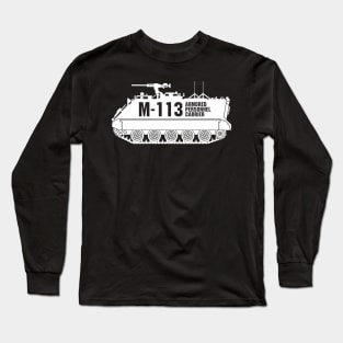 Military Vehicle APC M113 Long Sleeve T-Shirt